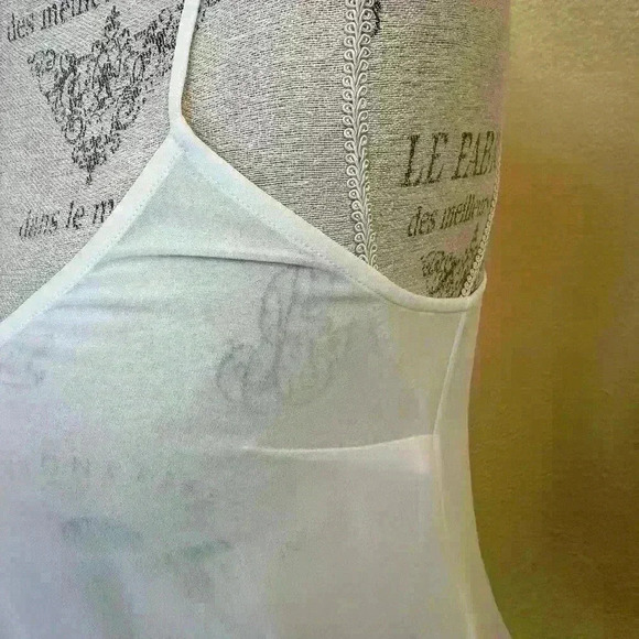 Frame Sheer Silk And Rayon V-Neck Off White Camisole Size XS EUC! - Picture 5 of 8